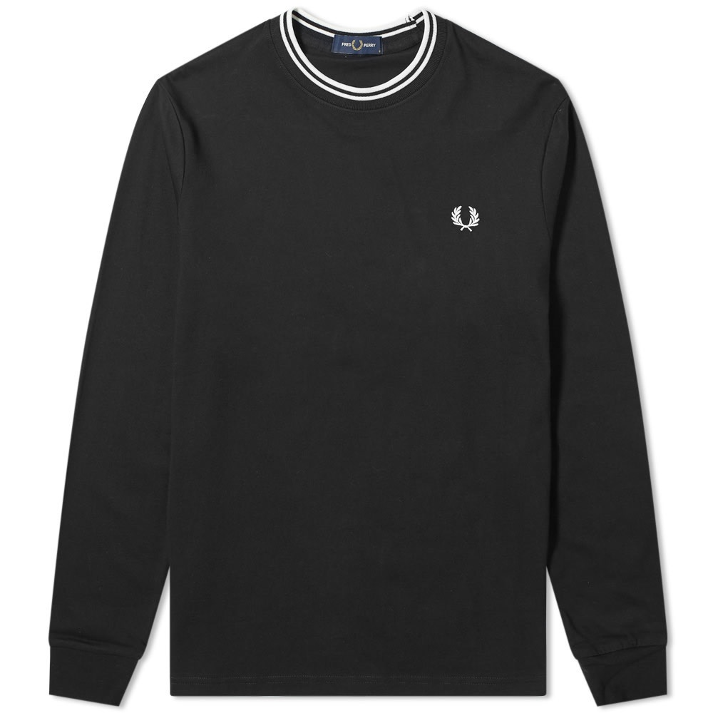 Fred Perry Long Sleeve Twin Tipped Tee