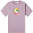 Butter Goods Men's Brass T-Shirt in Washed Berry