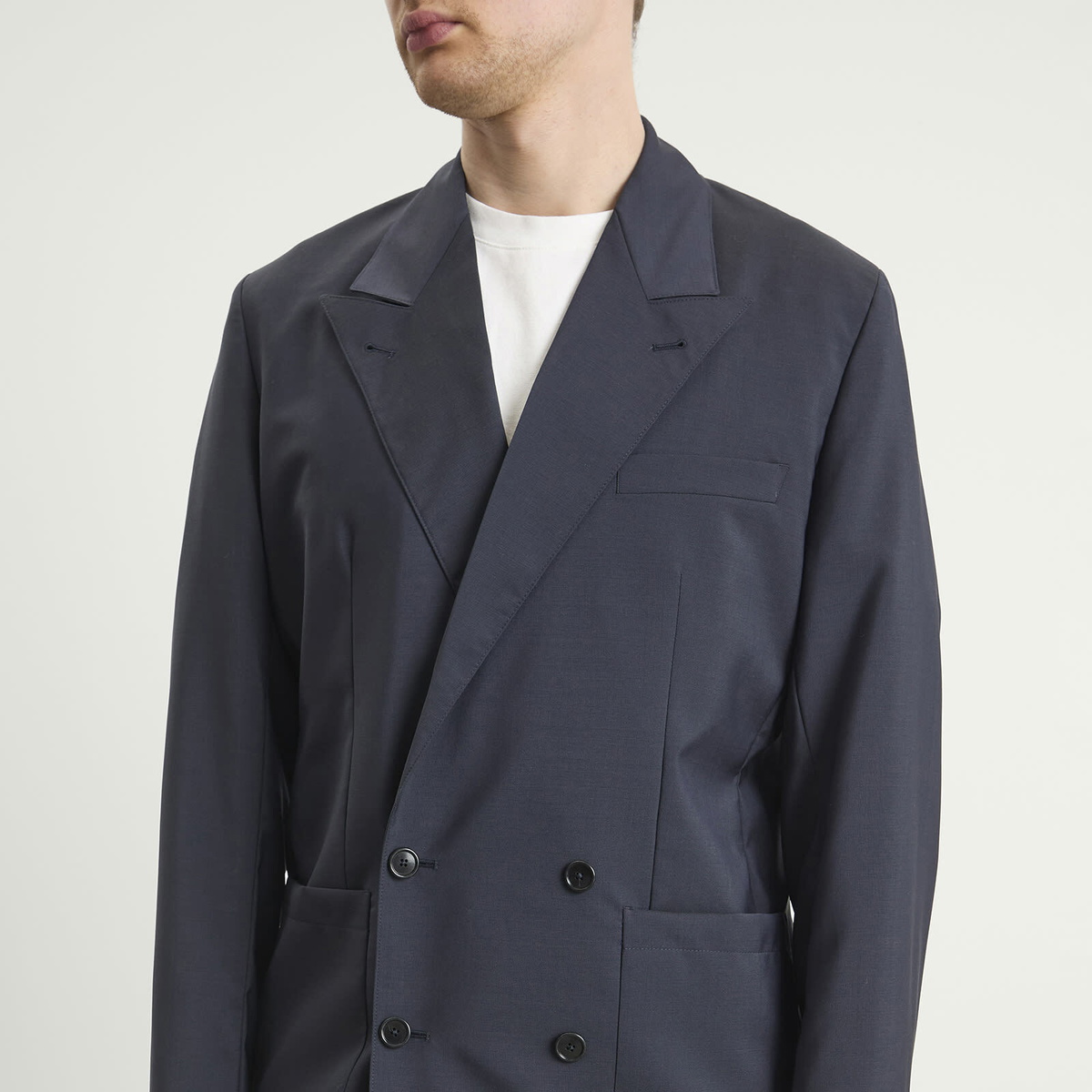 Carter Young Men's Kirk Unstructured Blazer in Midnight