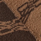 Balenciaga Men's BB Monogram Logo Blanket Scarf in Beige/Brown