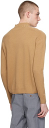 Vivienne Westwood Tan Embroidered Turtleneck