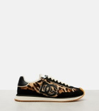 Dolce&Gabbana DG Cushion calf hair and suede sneakers