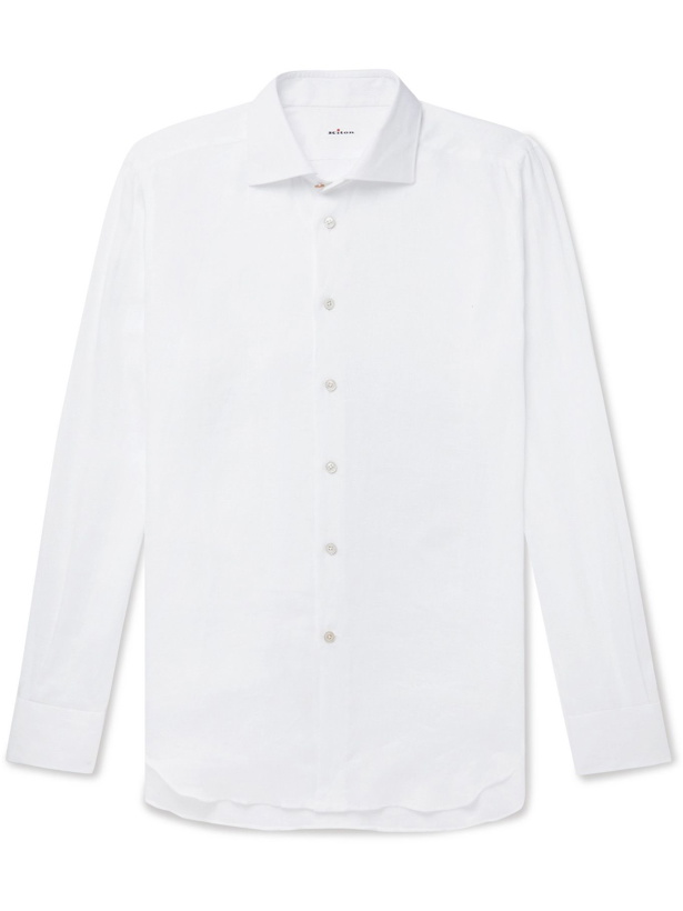 Photo: KITON - Linen Shirt - White