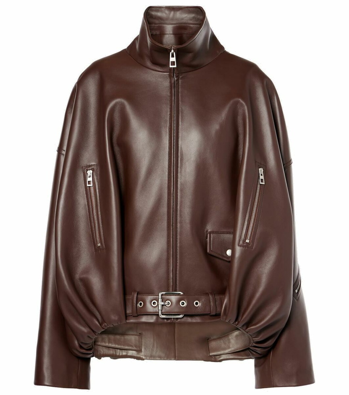 Photo: Loewe Balloon leather jacket