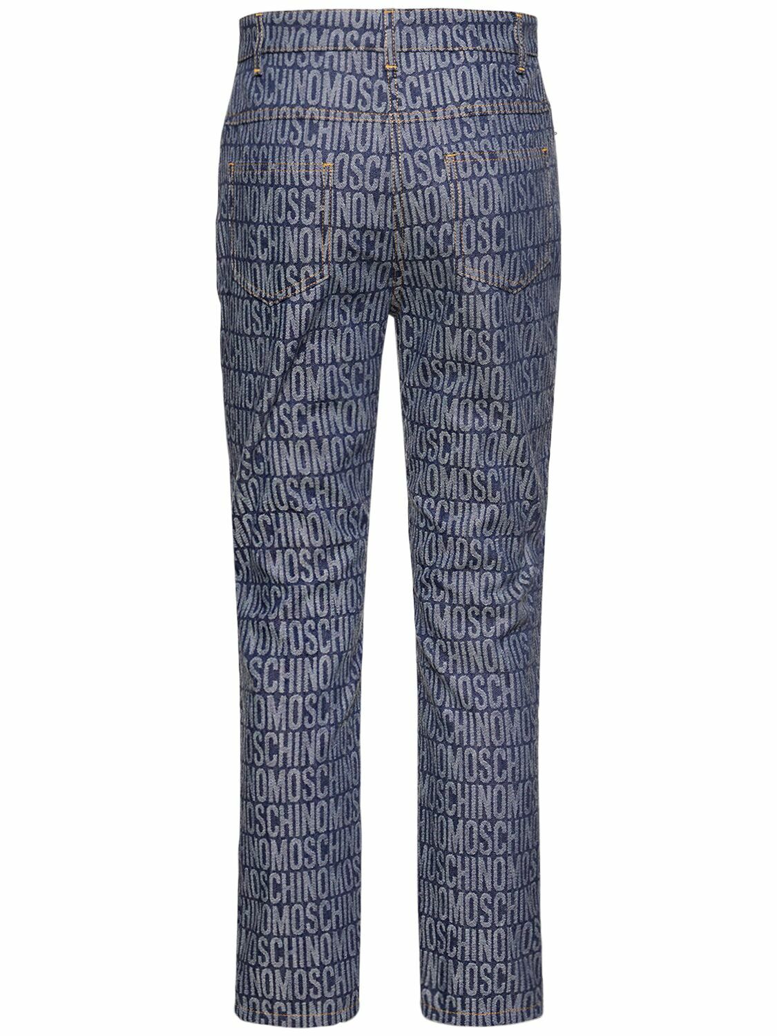 パンツ MOSCHINO Women Straight Pants 032882231282 Blue Love Moshino Pants Women's 28 Navy Slim Straight Quiet