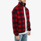 Drake's Men's Fleece Jacket in Buffalo Check