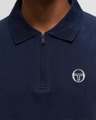 Sergio Tacchini BRIGGS ZIP NECK POLO SHIRT Blue Men