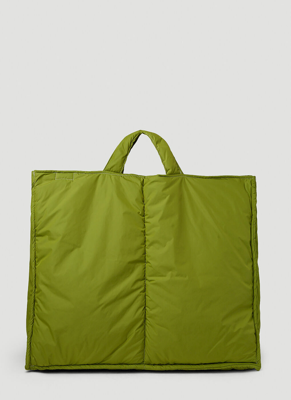 Puffed XL Tote Bag in Green Camiel Fortgens