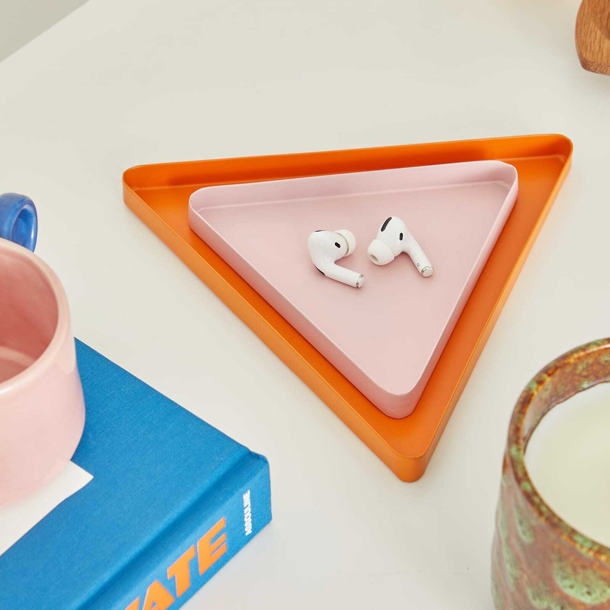 The Conran Shop Triangle Trinket Tray Set in Multi