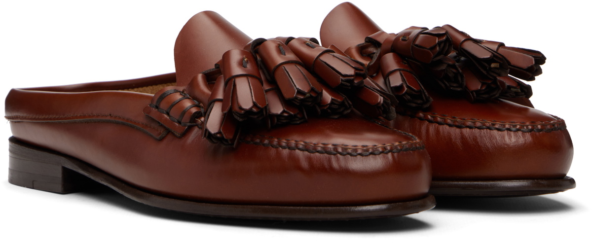 HEREU Brown Borlada Slip-on Loafers