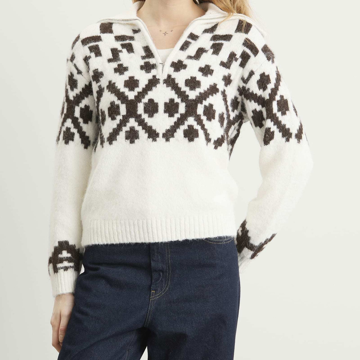 4th & Reckless Women's Janine Jumper in Cream
