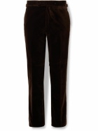 Kingsman - Cotton-Velvet Suit Trousers - Brown