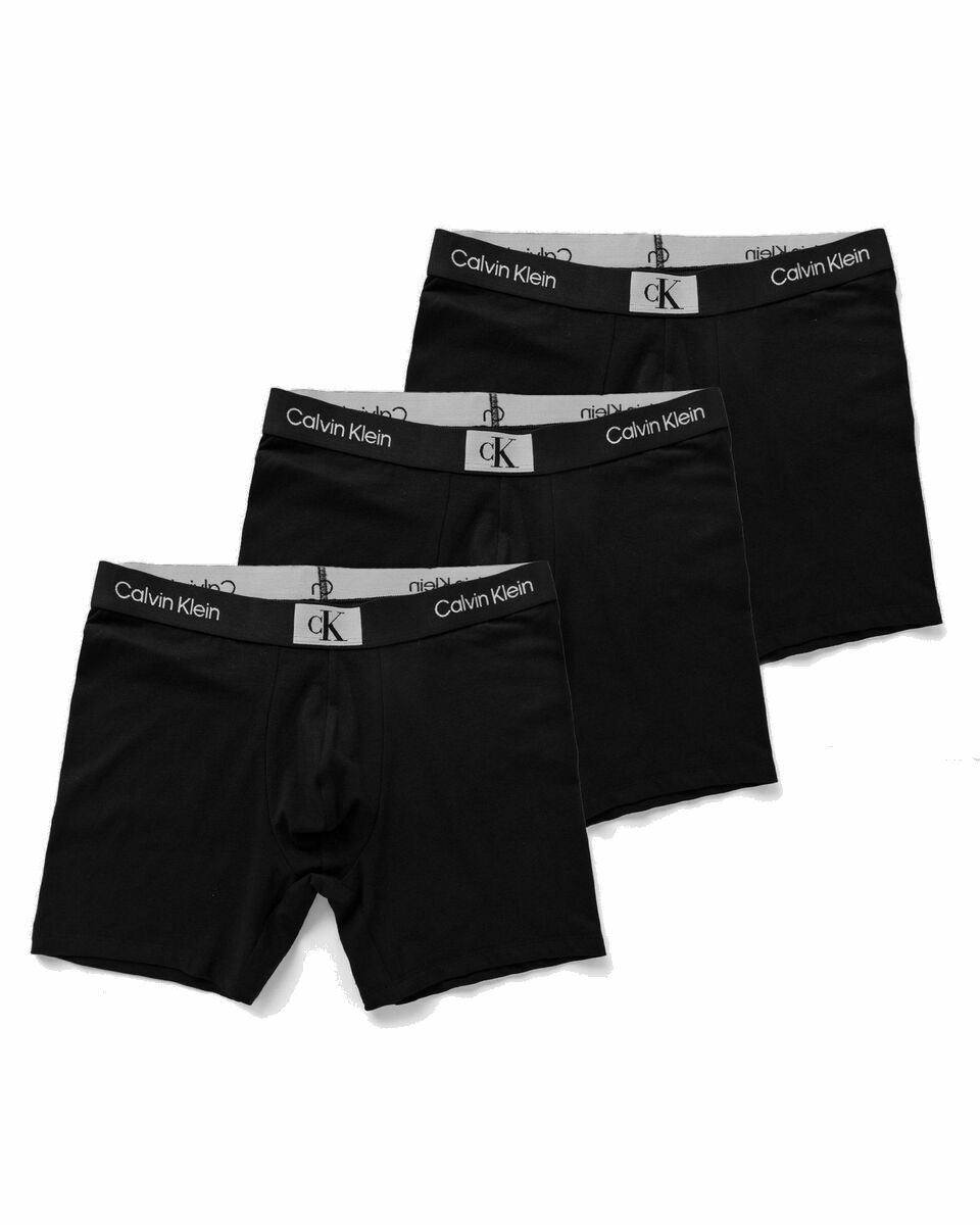 Photo: Calvin Klein Underwear 1996 Boxer Brief 3 Pack Black - Mens - Boxers & Briefs