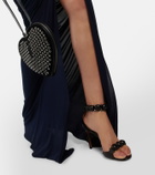 Alaïa Draped stretch jersey maxi skirt