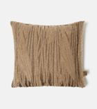 The House of Lyria Abibo mohair-blend cushion