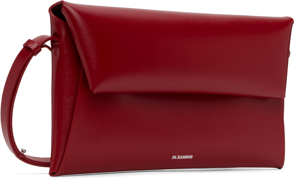 Jil Sander Red Folded Small Bag Jil Sander