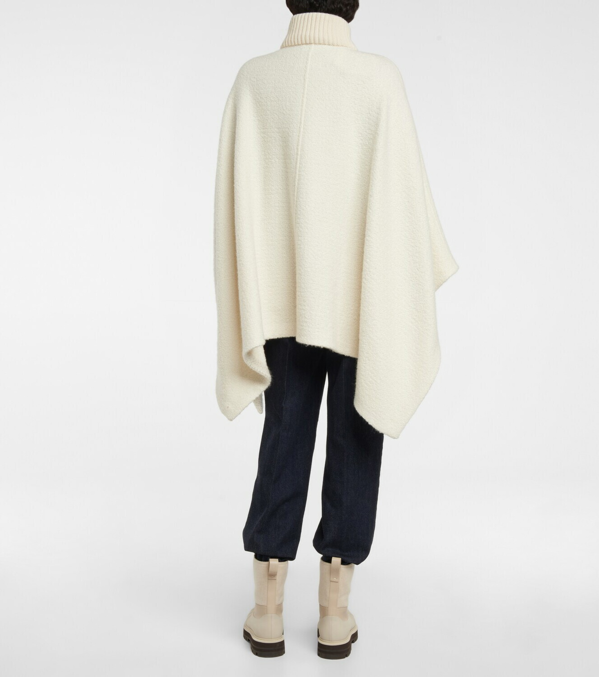 Loro Piana - Britney cashmere and silk poncho Loro Piana