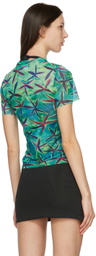 Louisa Ballou Green & Blue Beach T-Shirt