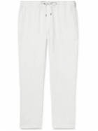 James Perse - Garment-Dyed Straight-Leg Linen Trousers - White
