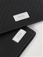 HUGO BOSS - Textured Leather Billfold Wallet and Cardholder Set
