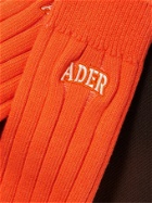 Ader Error - Logo-Embroidered Ribbed Ombré Cotton Socks