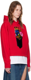 JW Anderson Red Flower Pot Hoodie