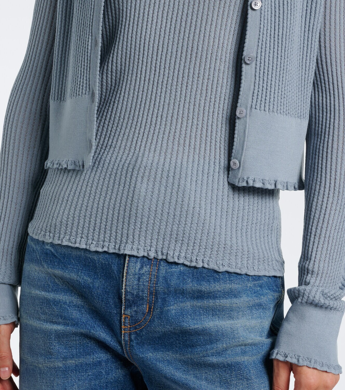 Chloé Knitted wool top and cardigan set