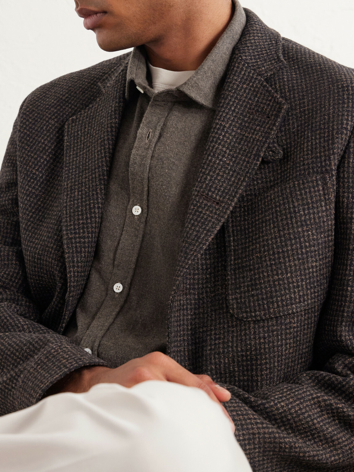 Massimo Alba - Genova Cotton-Flannel Shirt - Brown