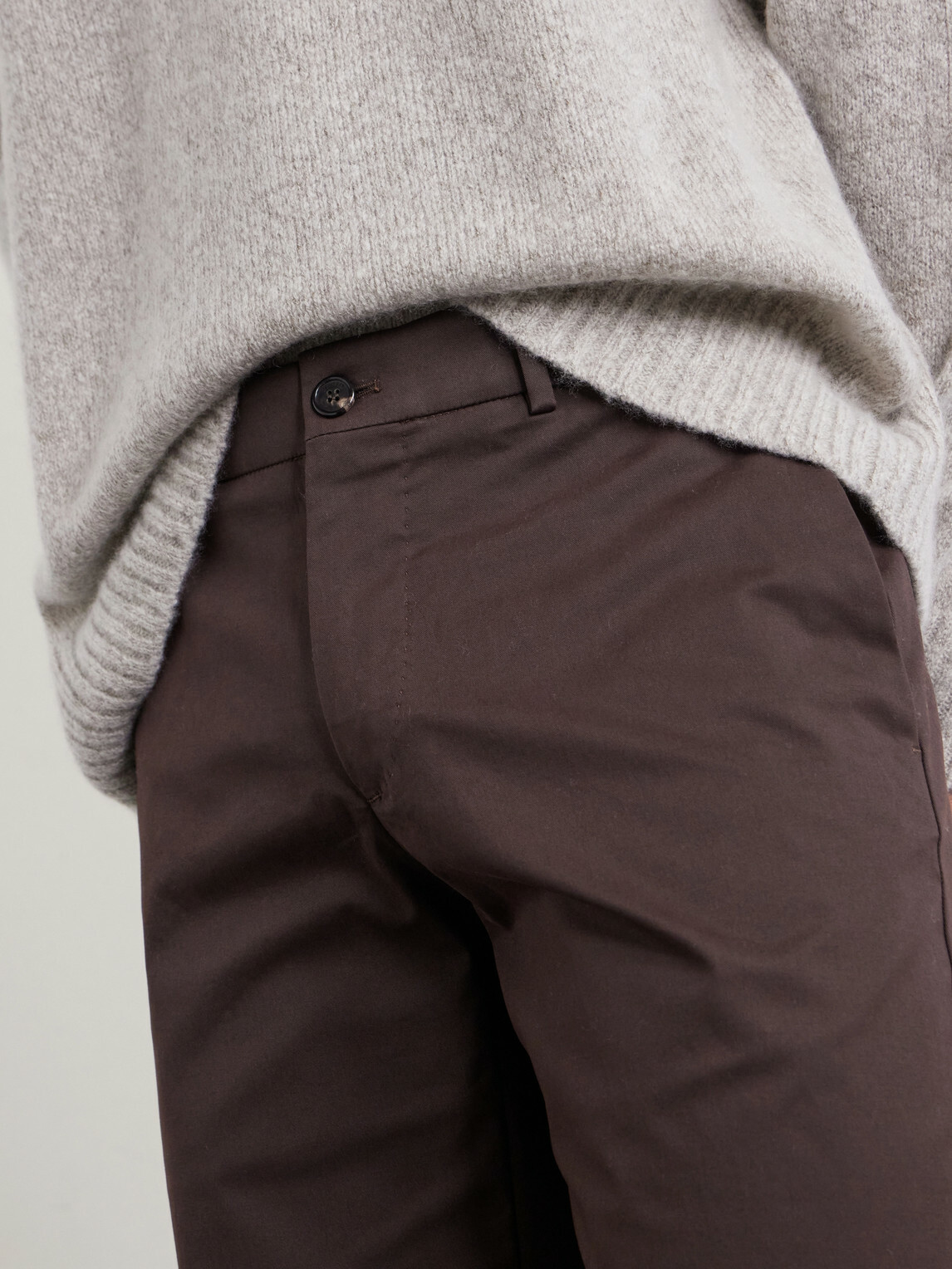 Slowear - Slim-Fit Cotton-Blend Gabardine Chino Shorts - Brown