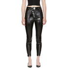 Alexander Wang Black Patent Leather Pants