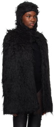 Rick Owens Black Porterville Cape Jacket