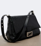 Fendi Baguette® Flap Medium leather shoulder bag