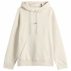 MM6 Maison Margiela Men's Logo Hoodie in Ecru