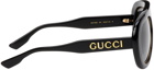 Gucci Black Navigator Sunglasses