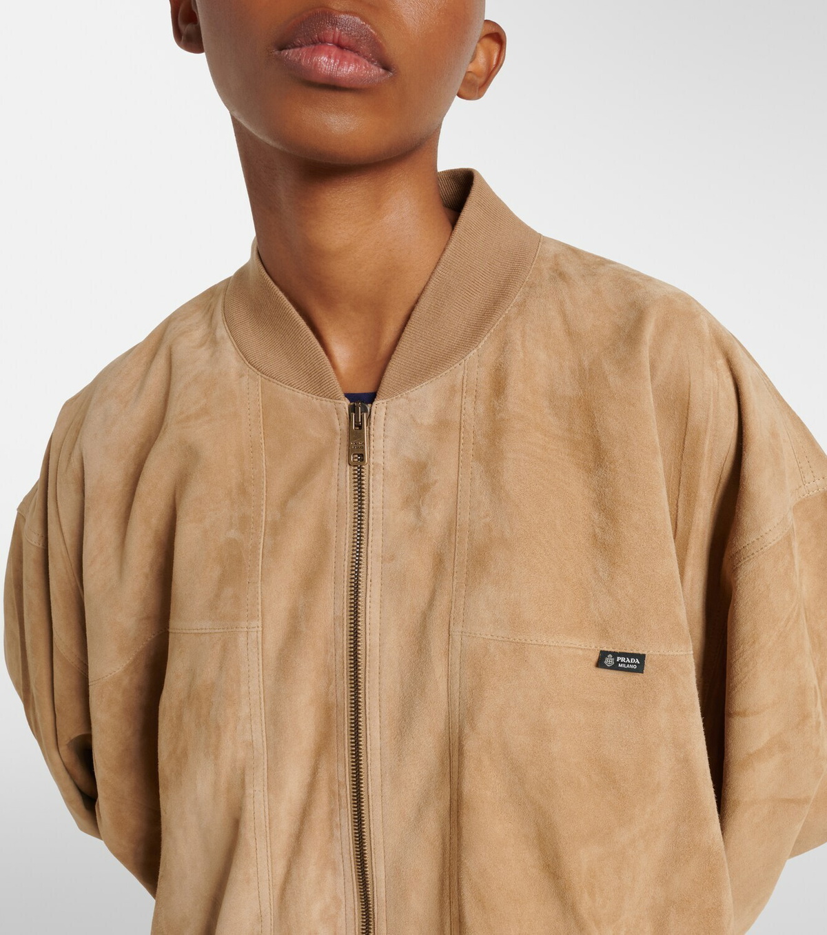 Prada Suede blouson jacket