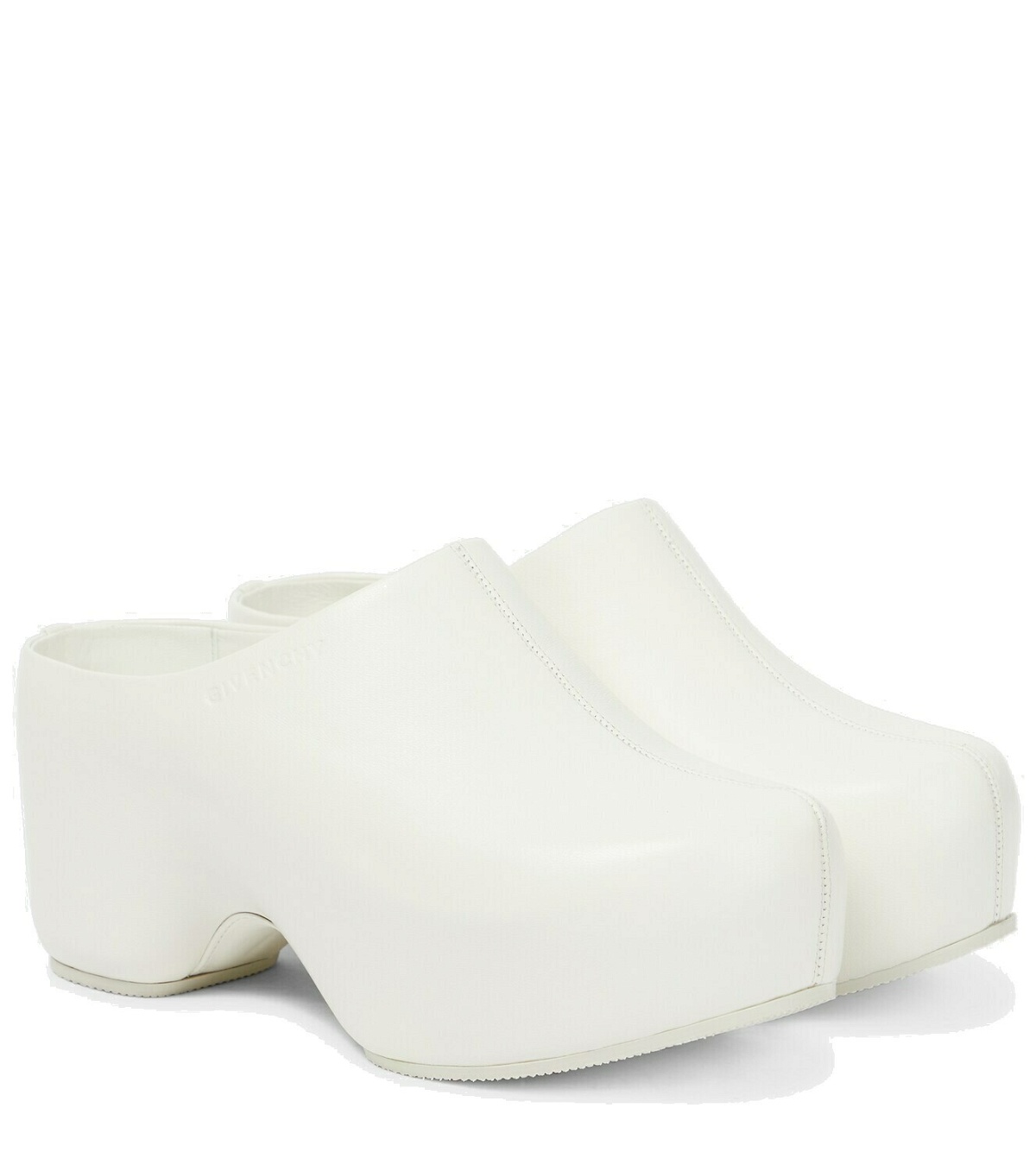 Givenchy - G leather clogs Givenchy