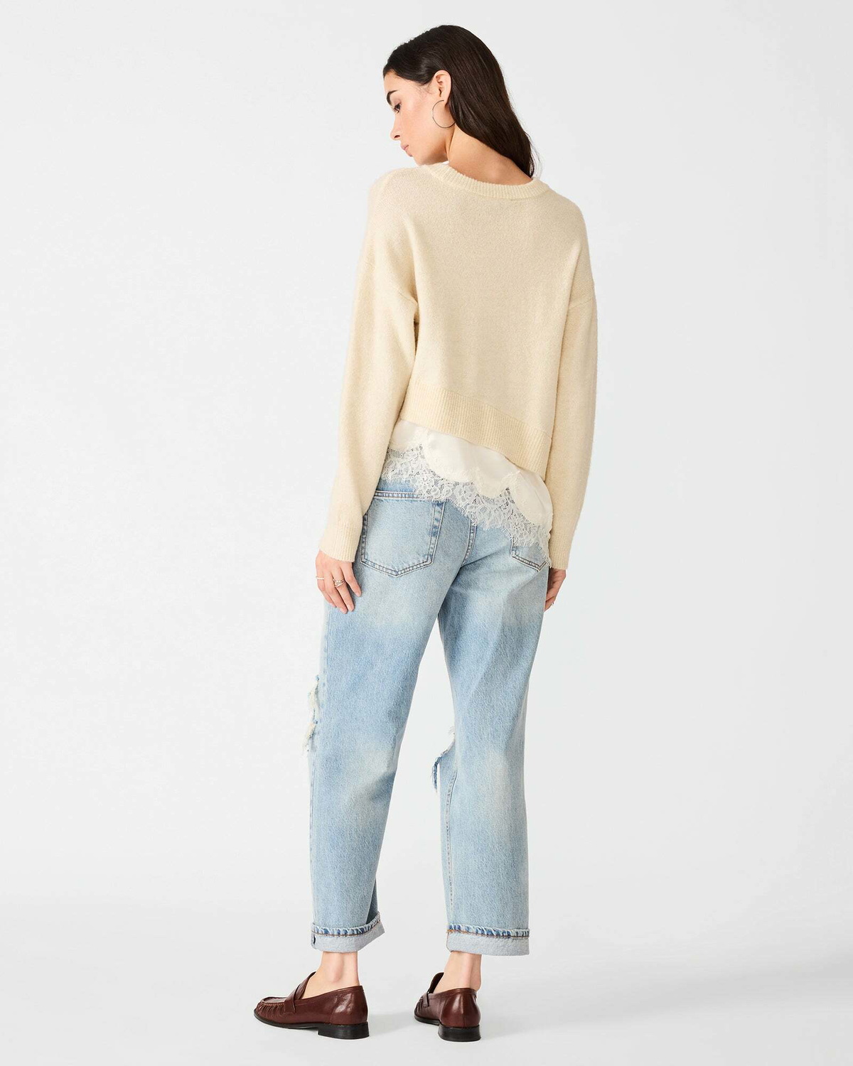 Steve Madden Aries Sweater in Cream