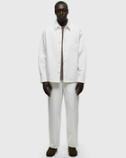 A.P.C. Surchemise Basile Brodee Poitrine White - Mens - Longsleeves