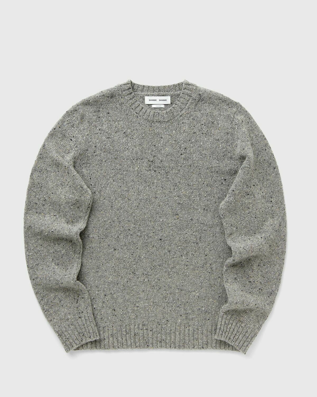 Samsøe & Samsøe SANATANIEL SWEATER Grey Mens Pullover