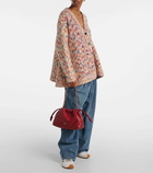 Loewe Flamenco Medium leather clutch