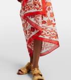 Dolce&Gabbana Majolica cotton beach cover-up