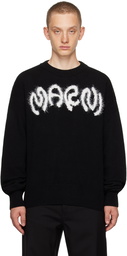 Marni Black Intarsia Sweater