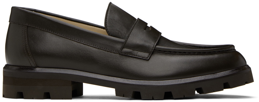 Legres Brown Strap Loafers