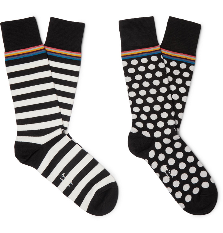 Photo: Paul Smith - Two-Pack Cotton-Blend Socks - Multi