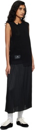 Y-3 Black Gfx Knitted Sweater Vest