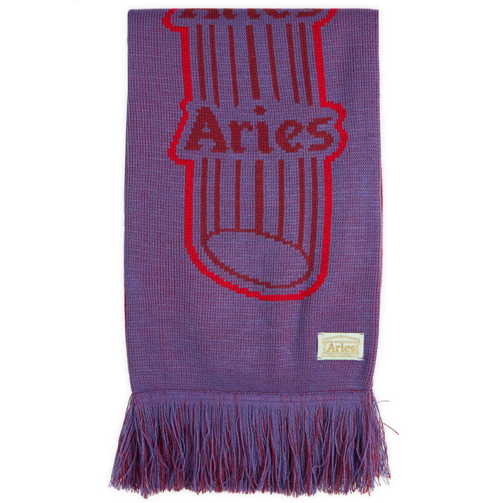 Photo: Aries Women's Column Scarf in Purple 