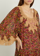 Bode Confetti Floral Silk Mini Dress Multicoloured 1