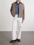Oliver Spencer - Witley Checked Cotton-Blend Jacket - Brown