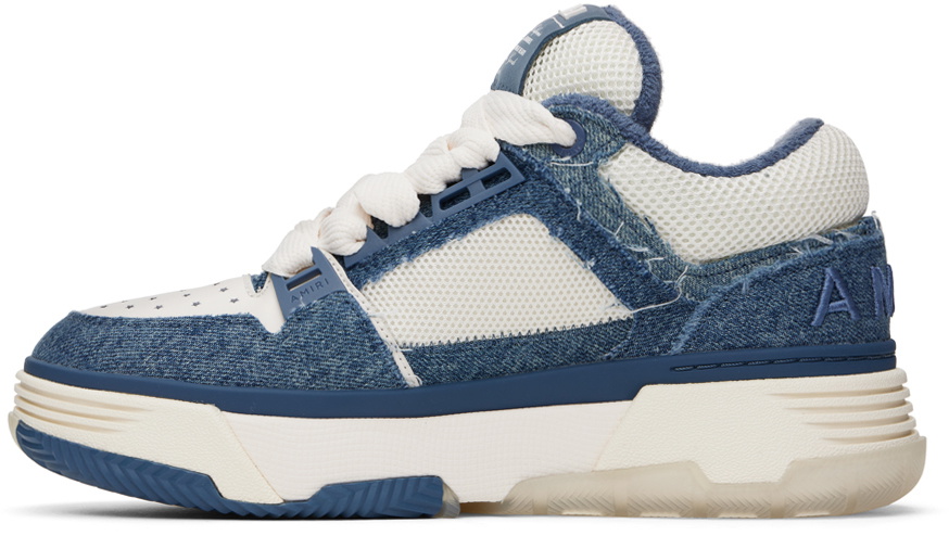 【AMIRI】ヴィンテージ デニム MA-1 スニーカー AMIRI Indigo & White Vintage Denim MA-1 Sneakers Amiri