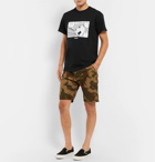 Flagstuff - Printed Cotton-Jersey T-Shirt - Men - Black